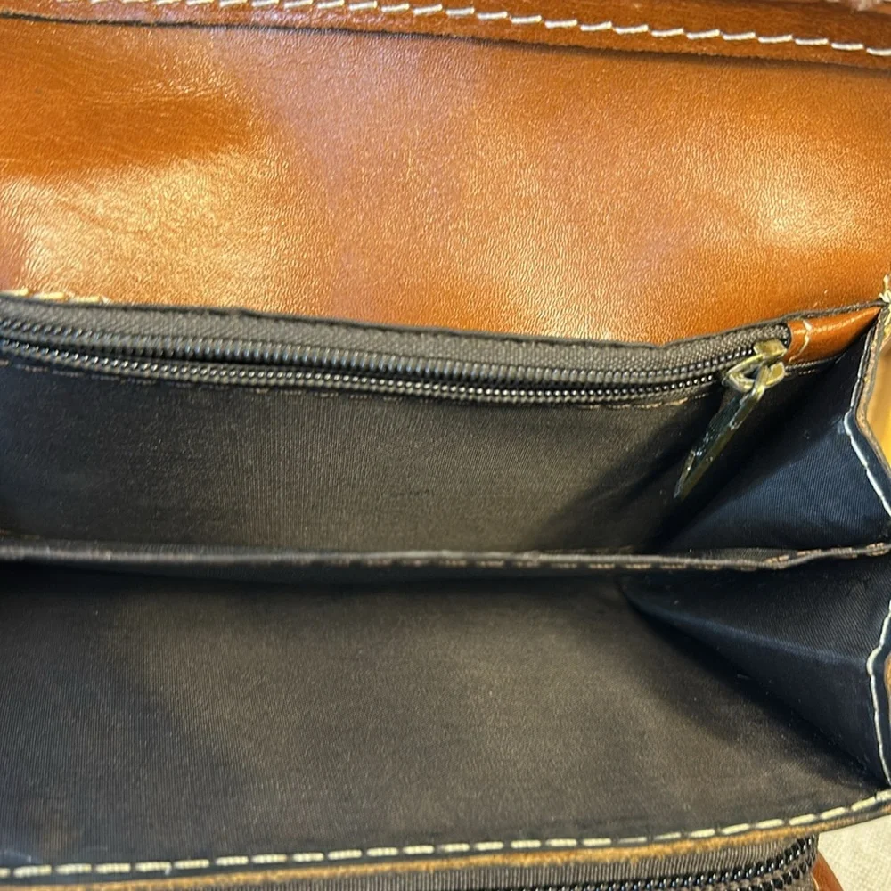 Patricia Nash leather vintage large wallet